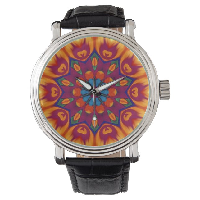 Psychedelic Hippy Watch Armbandsur (Framsida)