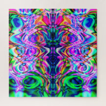 Psychedelic Irifallence Jigszle Puzzle