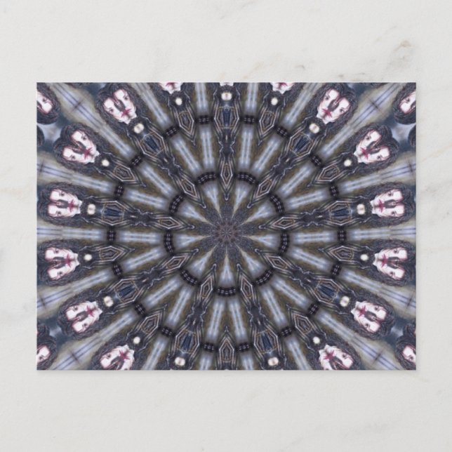 PSYCHEDELIC KALEIDOSCOPE /MYSTIC MEMORIES VYKORT (Framsida)