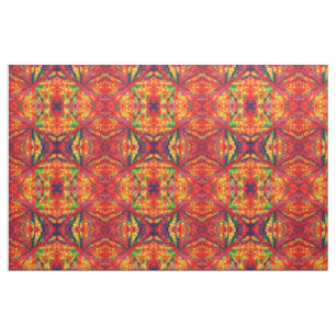 Psychedelic Kaleidoscopemönster Tyg