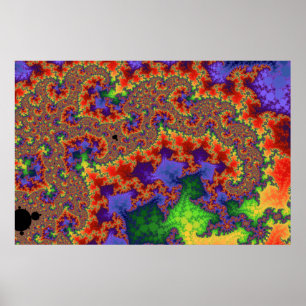 Psychedelic kaos poster