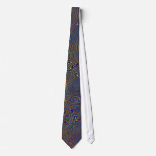 Psychedelic kaosabstrakt slips