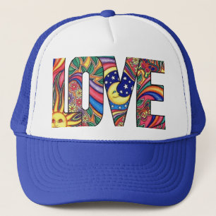 Psychedelic kärlek truckerkeps