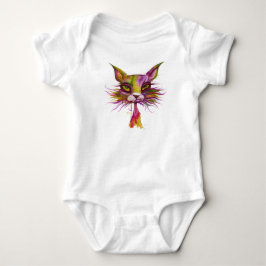 Psychedelic katt t-shirt