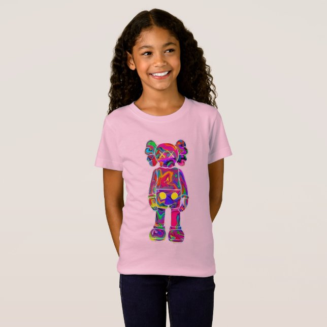 Psychedelic Kaw T Shirt (Hel framsida)