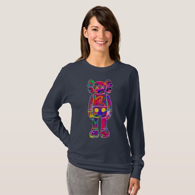 Psychedelic Kaw T Shirt (Hel framsida)