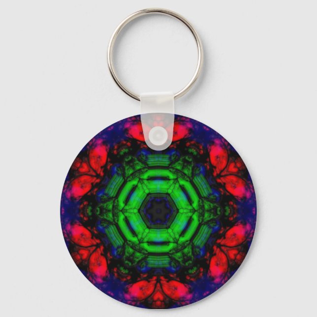 PSYCHEDELIC KEYCHAIN #001 NYCKELRING (Framsida)