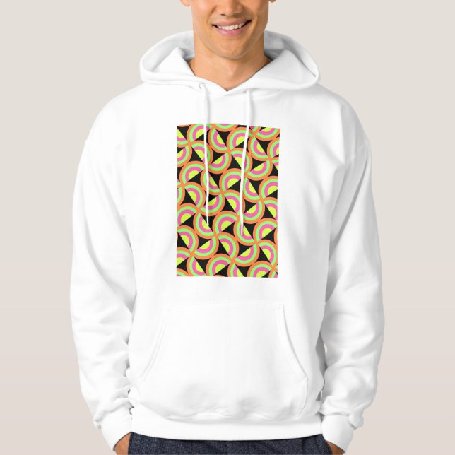 Psychedelic kvadrerar munkjacka (Framsida)
