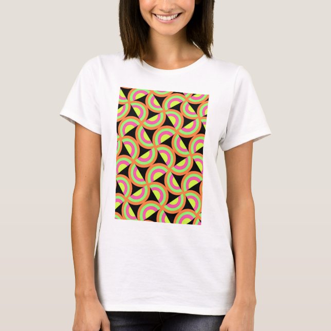 Psychedelic kvadrerar tee (Framsida)