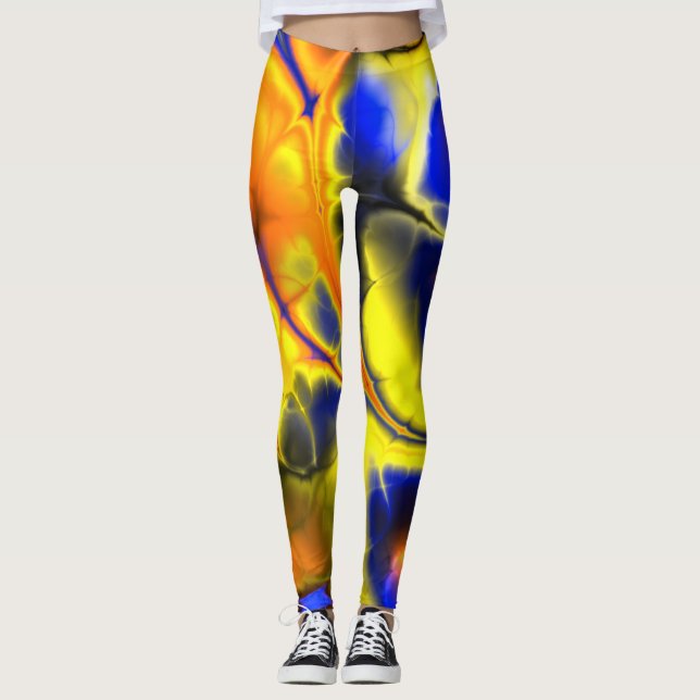 Psychedelic  Leggings (Framsida)