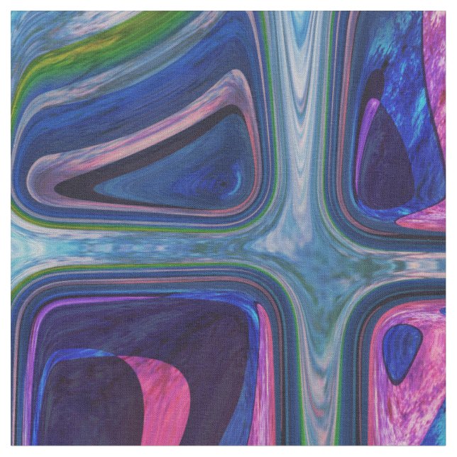 Psychedelic lite färgrika kuber tyg (Närbild)