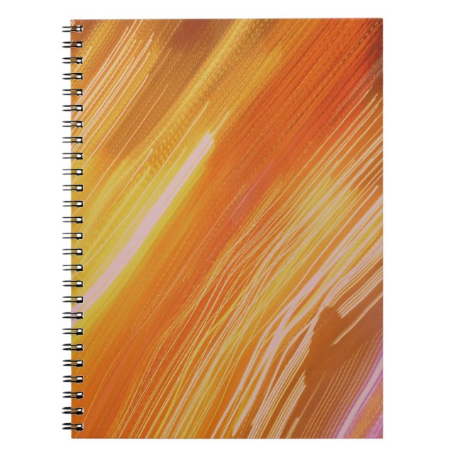 Psychedelic Ljus Färg Anteckningsbok (Framsidan)