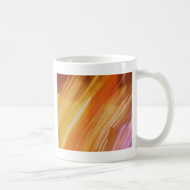 Psychedelic Ljus Färg Kaffemugg (Höger)