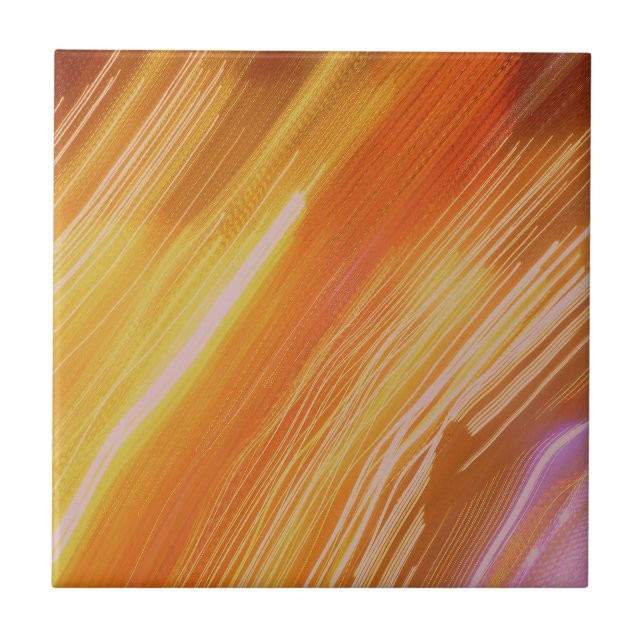 Psychedelic Ljus Färg Kakelplatta (Framsidan)