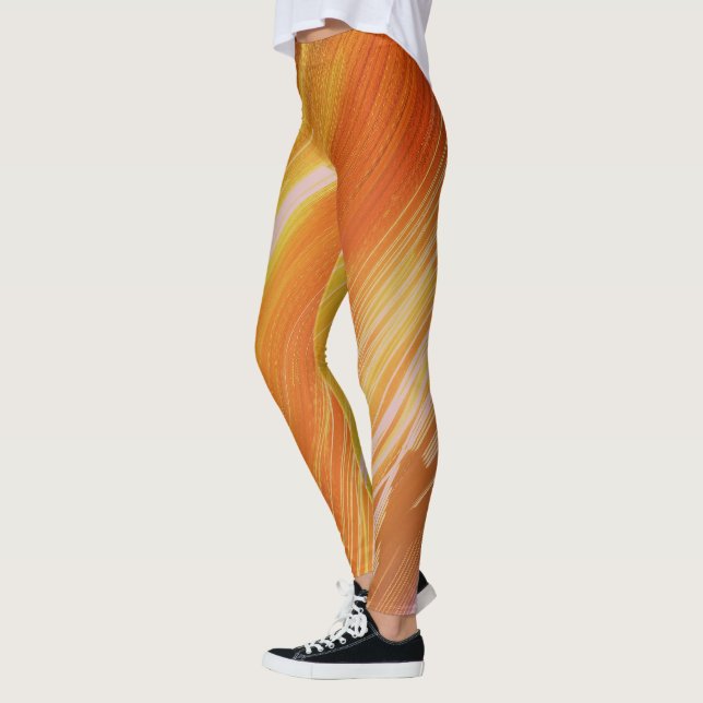 Psychedelic Ljus Färg Leggings (Vänster)