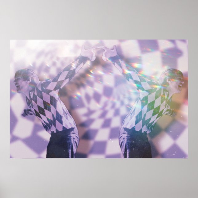 Psychedelic Louis Tomlinson poster (Framsidan)