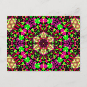 Psychedelic Mandala #13 vykort