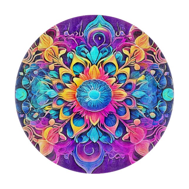 Psychedelic Mandala Design (Framsidan)