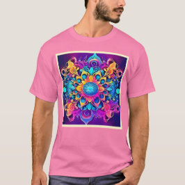 Psychedelic Mandala Design T Shirt