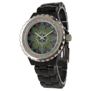 Psychedelic Mandala Retro Hippie Trippy Boho Chic Armbandsur