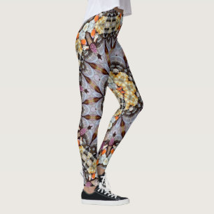 Psychedelic Mandala Retro Hippie Trippy Boho Chic Leggings