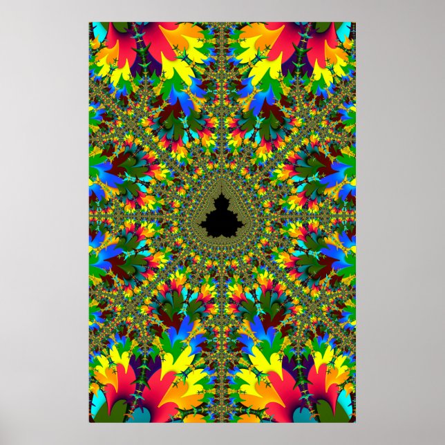 Psychedelic Mandelbrot Poster (Framsidan)