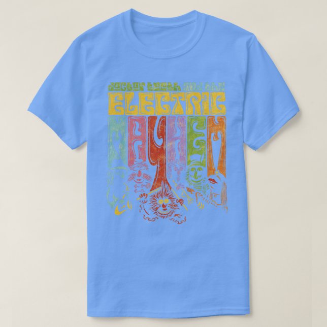 Psychedelic Mayhem T Shirt (Design framsida)