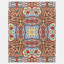 Psychedelic Money Mandala Satin Fleecefilt