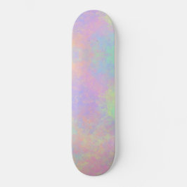 Psychedelic Mottled Pastel Mini Skateboard Bräda 18,5 Cm
