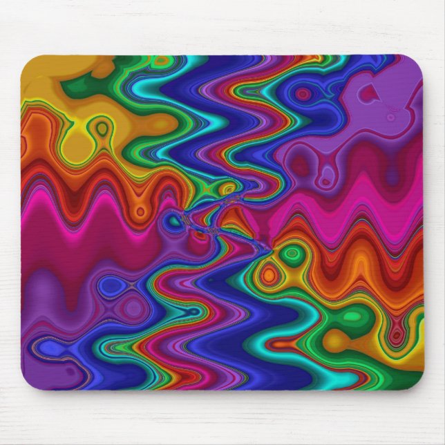 Psychedelic Mousepad Musmatta (Framsidan)