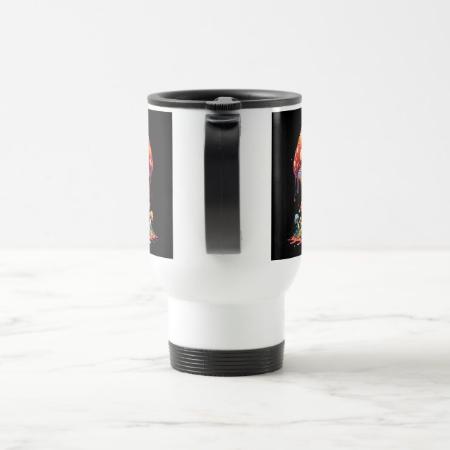 Psychedelic Mushroom Illustration Resemugg (Handtag)