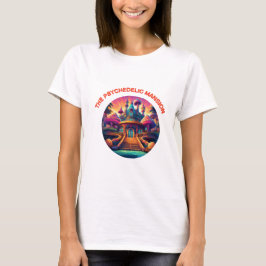 Psychedelic Mushroom Mountain T Shirt