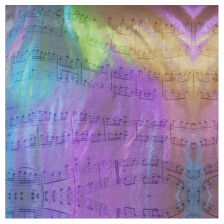 Psychedelic musik noter tyg