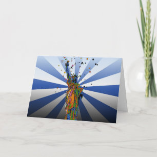 Psychedelic NYC: frihetsgudinnan nr 2 Kort