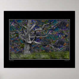 Psychedelic Oak Poster