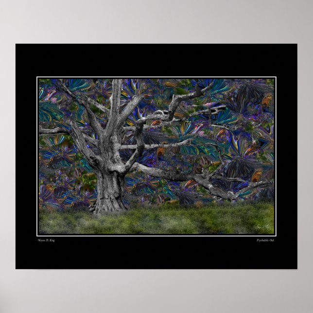 Psychedelic Oak Poster (Framsidan)
