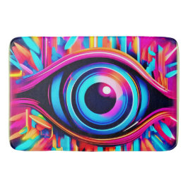 Psychedelic Öga Art Badrumsmatta