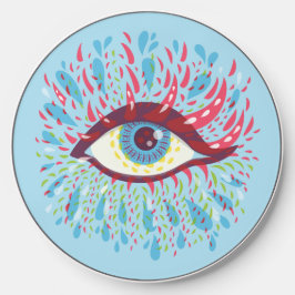 Psychedelic Öga Hippie Trippy Art