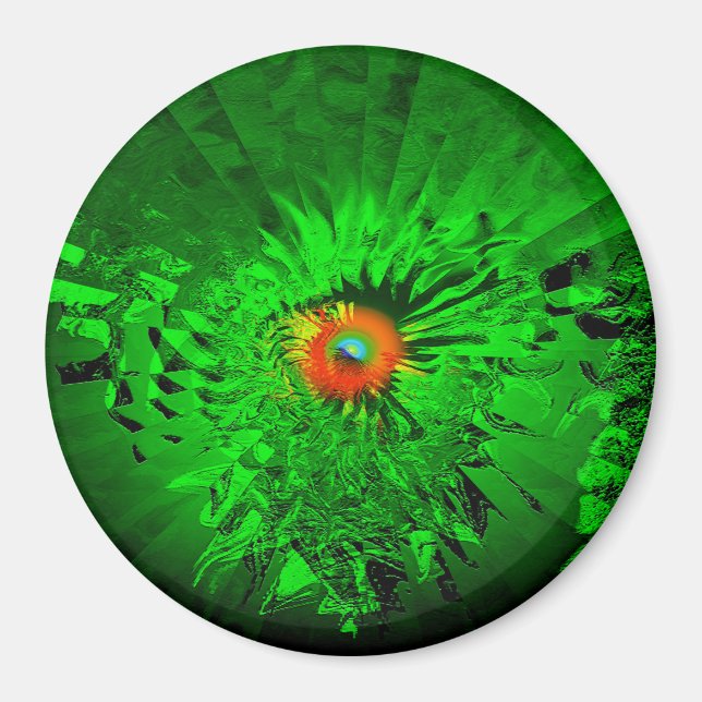 Psychedelic Öga.... Magnet (Framsidan)