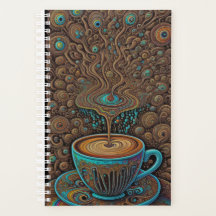 Psychedelic Öga of Coffee Drip College Trippy