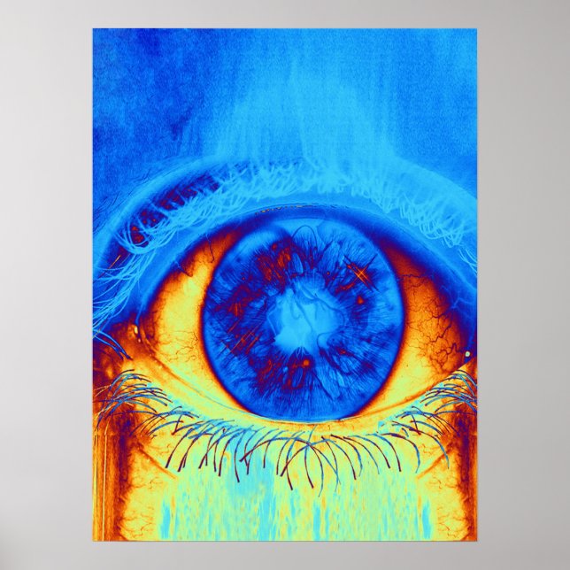 Psychedelic Öga Poster (Framsidan)