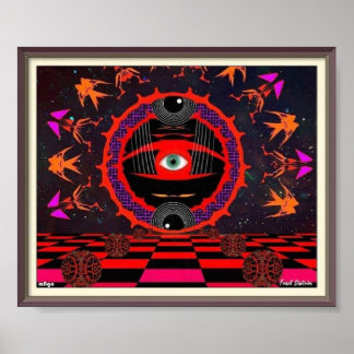 Psychedelic Öga Poster
