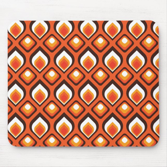 Psychedelic orange musmatta (Framsidan)