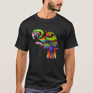 Psychedelic Parrot T Shirt