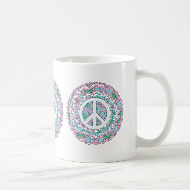 Psychedelic Peace Kaffemugg (Höger)