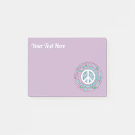 Psychedelic Peace Post-it Notes Block
