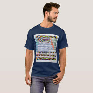 Psychedelic periodisk T-tröja för bordjournalkonst T-shirt