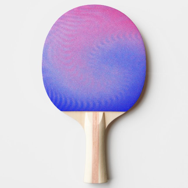 Psychedelic Ping Pong Paddle Pingisracket (Framsidan)
