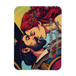 Psychedelic Pirate Couple – Bold Romance Magnet