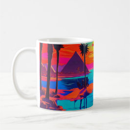 Psychedelic Poster Art Egyptian Ligcape Kaffemugg
